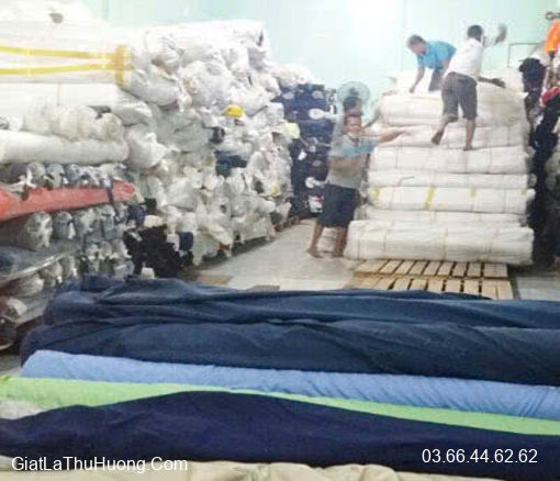 Wash  vải lien tại long  biên